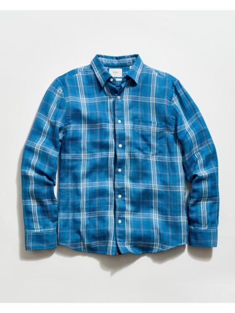 Billy Reid Double Face Plaid Cypress Shirt