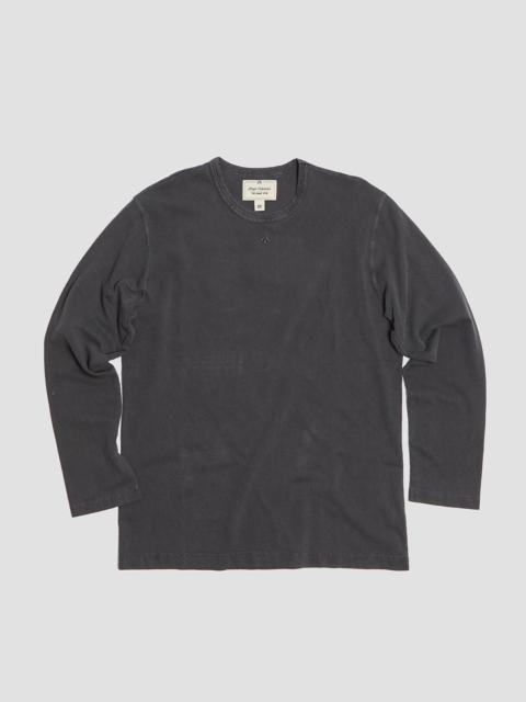 Nigel Cabourn Embroidered Arrow Long Sleeve Tee in Black