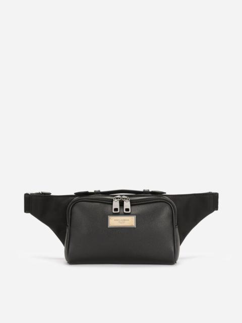 Grainy calfskin belt bag