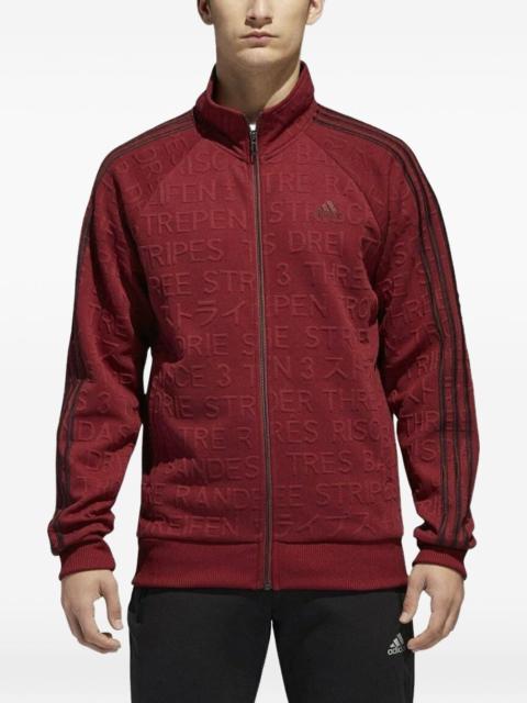 adidas Badge of Sport stripe-detail sweatshirt