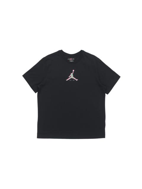 Jordan Air Jordan 23 Swoosh Sports Causual Ventilate Letter Printing Round Collar Male Black CZ8379-010
