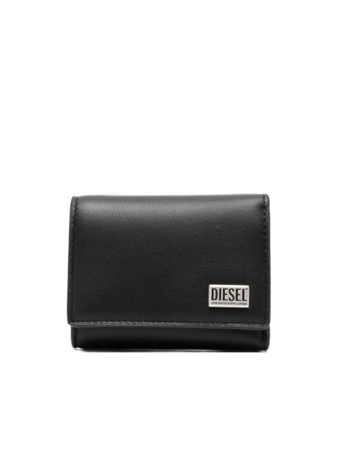 Diesel Biscotto logo-plaque wallet
