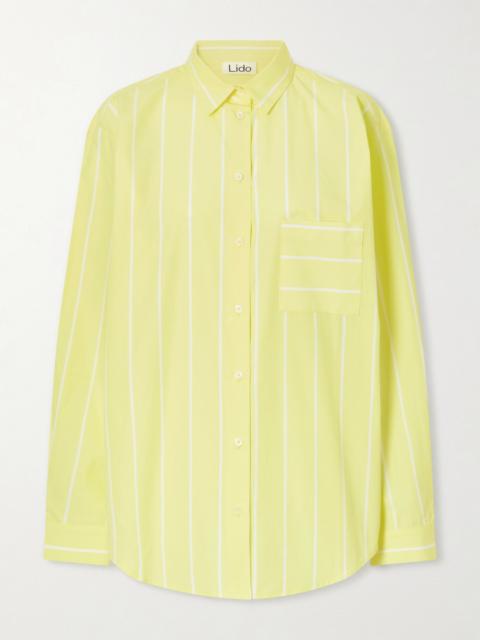 Lido Striped Cotton-poplin Shirt