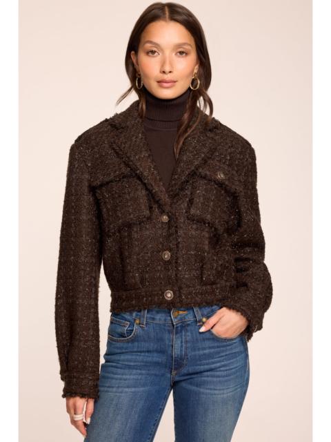 RAMY BROOK Wendy Lurex Tweed Cropped Jacket