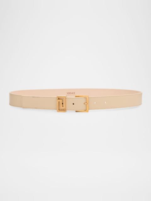 VERSACE Greca Goddess Leather Belt