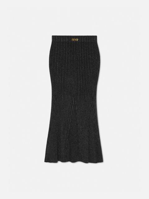 VERSACE JEANS COUTURE Logo Midi Skirt