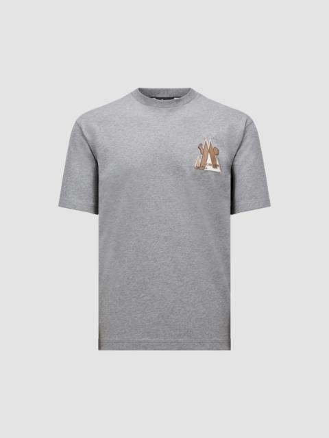 Moncler Grenoble Embroidered Mountain Logo T-Shirt