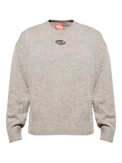 Diesel K-Areeso logo cut-out sweater