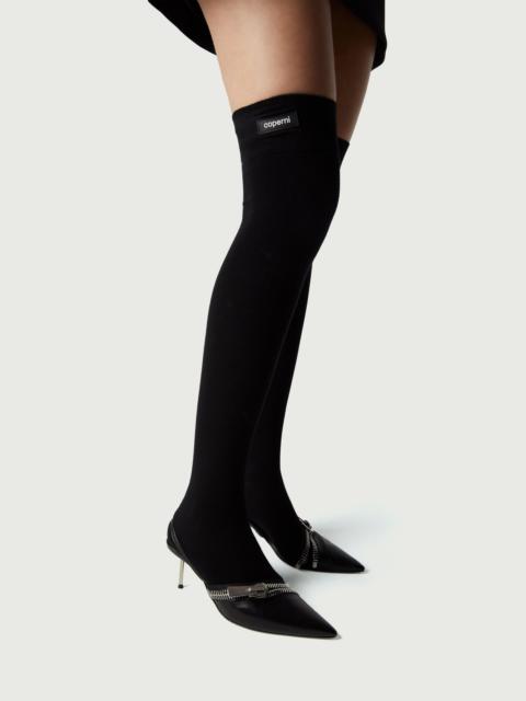 COPERNI Over the knee logo socks