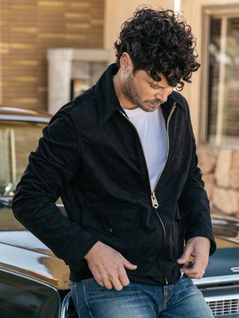 HIROSHI KATO The Propeller Velour Knit - Jet Black