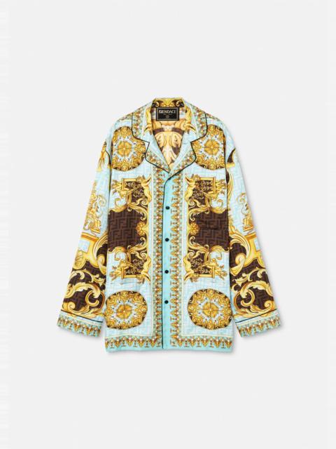 VERSACE Fendace Gold Baroque Pyjama Top