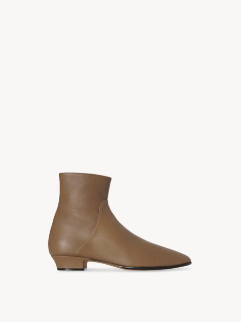 The Row Awar Ankle Boot in Leather