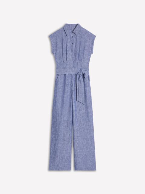 BODEN Colette Linen Jumpsuit-Authentic Blue Chambray
