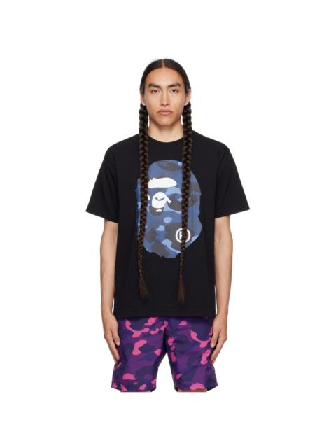 A BATHING APE® Black 1st Camo Big Ape Head T-Shirt