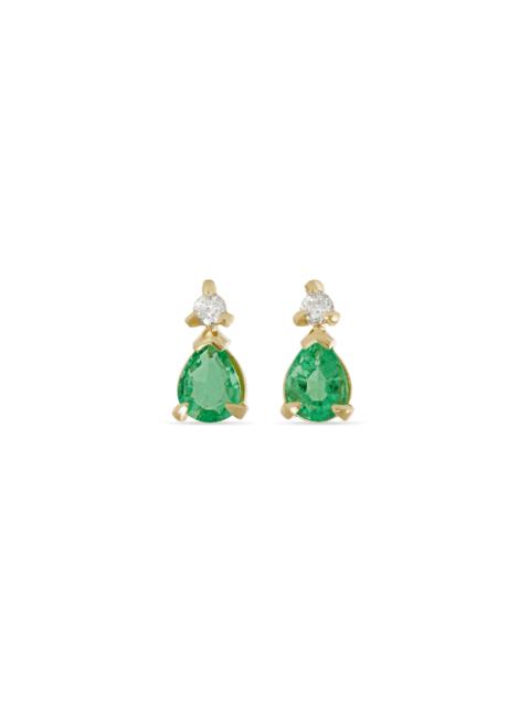 STONE AND STRAND Green Goddess Studs