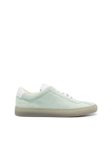 lace-up suede sneakers