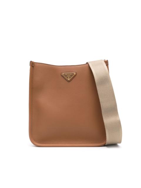 triangle-logo cross body bag