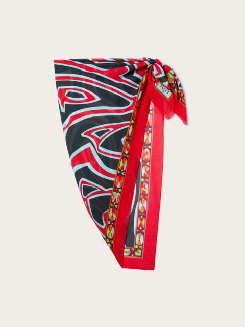 PUCCI LABIRINTO PRINT COTTON SARONG