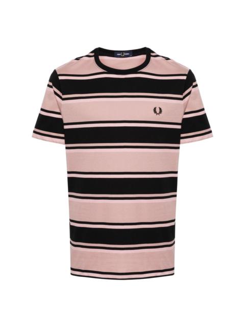 striped cotton T-shirt