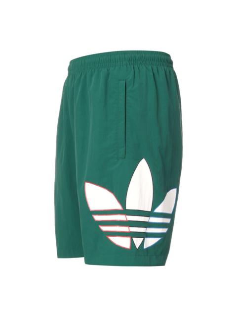 adidas adidas originals Tricolor Short Men's Green H09358
