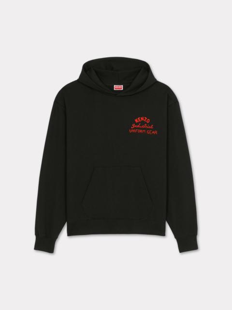 KENZO 'KENZO Drawn Varsity' embroidered oversized hoodie sweatshirt
