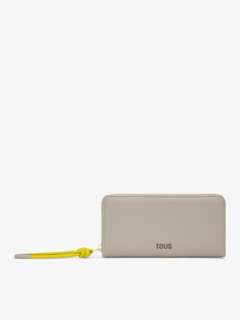 TOUS Medium taupe-mustard-colored Wallet TOUS New Dorp