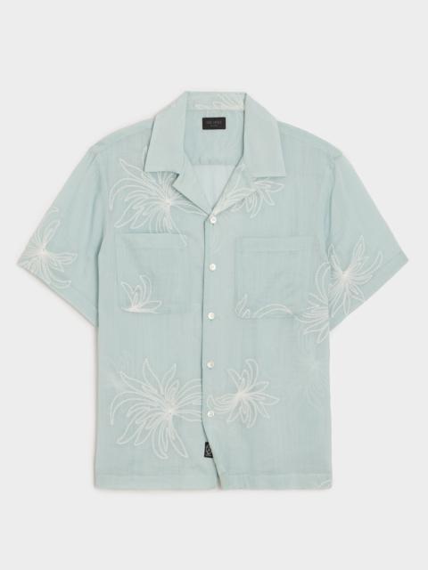 TODD SNYDER Embroidered Capri Shirt