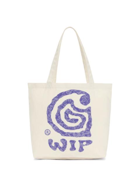 Carhartt CANVAS GRAPHIC TOTE - HELIX PRINT/NATURAL