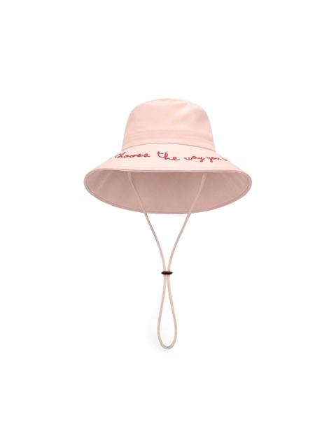 FIORUCCI logo-embroidered bucket hat