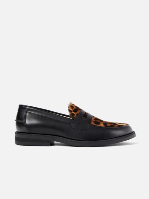DUKE + DEXTER Wilde Leopard Penny Loafer - Men's