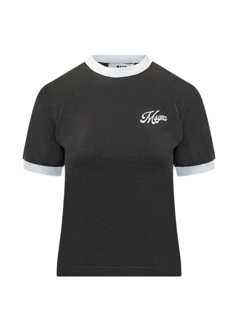 MSGM ringer T-shirt