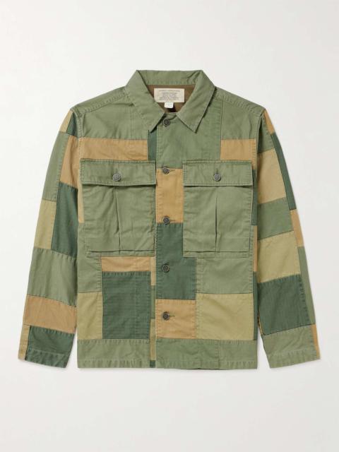 RRL by Ralph Lauren Infantry Patchwork Cotton Shirt