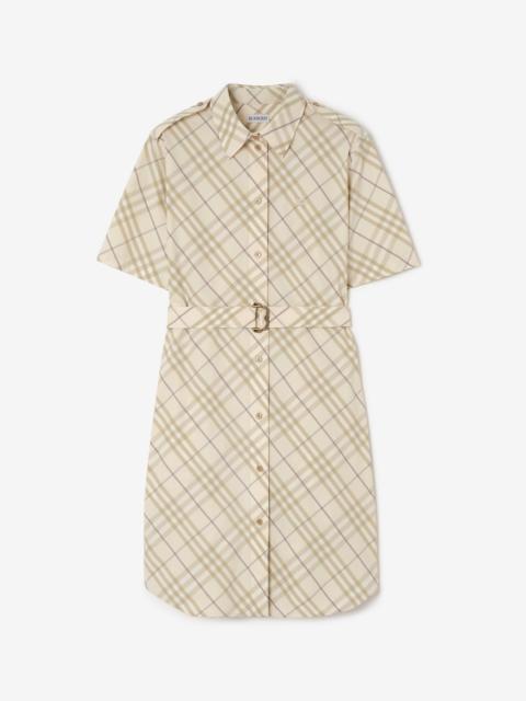 Burberry Check Cotton Shirt Dress