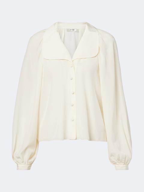 FRAME Gala silk georgette blouse