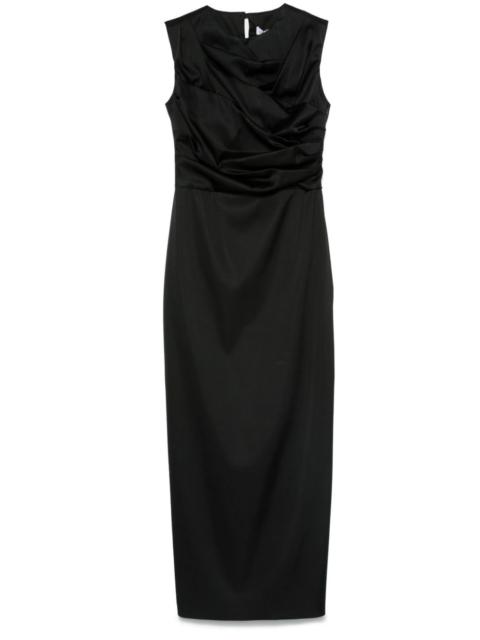 VIKTOR & ROLF pleated maxi dress