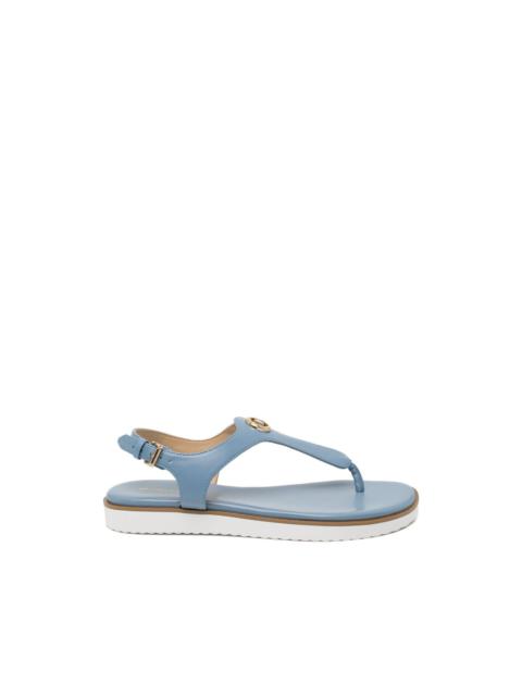 MICHAEL KORS logo-patched Val Thong sandals
