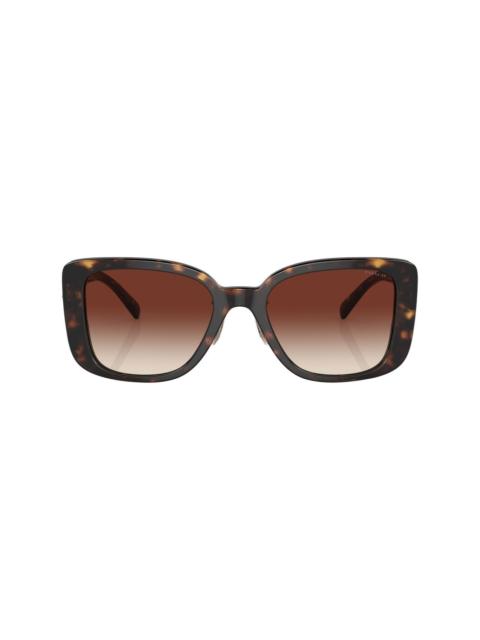 COACH tortoiseshell-effect square-frame sunglasses