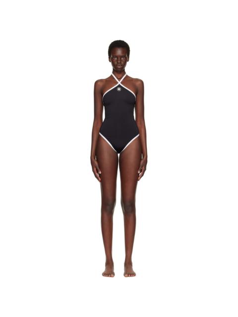 AMIRI Black MA One Piece Swimsuit