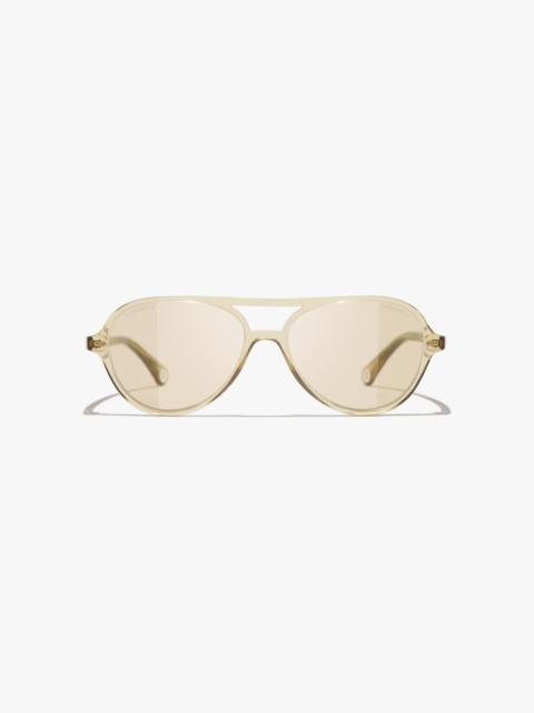 CHANEL Pilot Sunglasses