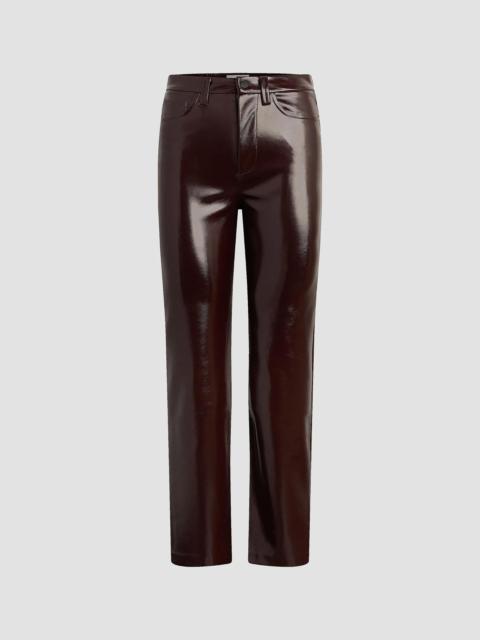 Joe's Jeans Women's Margot Faux Patent Leather Pants - Bordeaux