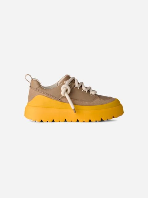 UGG ® Men's Heritage Utility Sneaker Leather Shoes in Mustard Seed/Summer Wheat