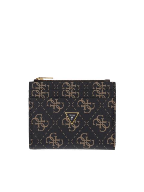 GUESS USA Milano logo-pattern card holder
