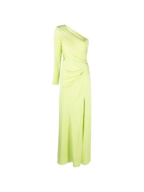 ROLAND MOURET one-shoulder long dress