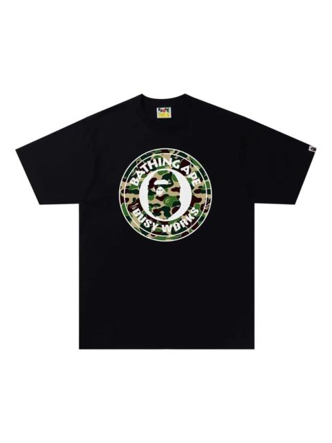 A BATHING APE® BAPE ABC Camo Busy Works T-Shirt 'Black Green' 1I30-110-006-BLKGREEN