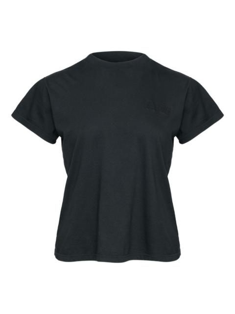 MM6 Maison Margiela satin-panel cotton T-shirt