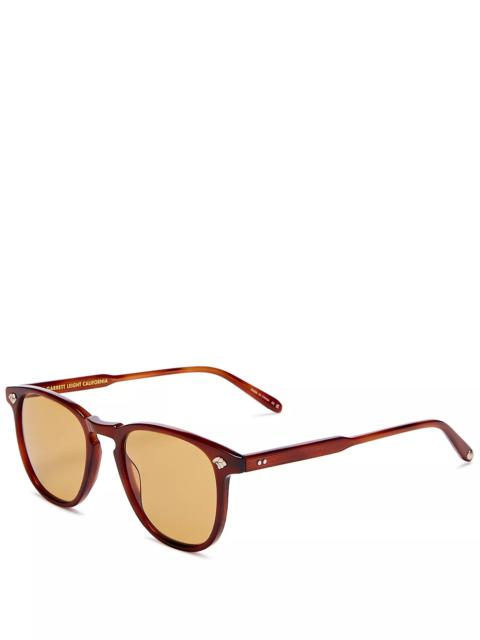 Garrett Leight Brooks II Square Sunglasses, 47mm