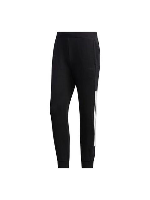 adidas neo M FAV JUL TP Side Stripe Sports Pants Black GL7193