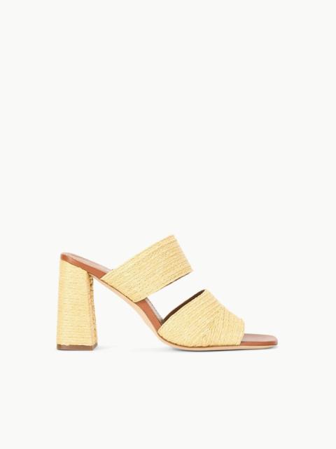 STAUD STAUD SKYLAR HEEL NATURAL RAFFIA