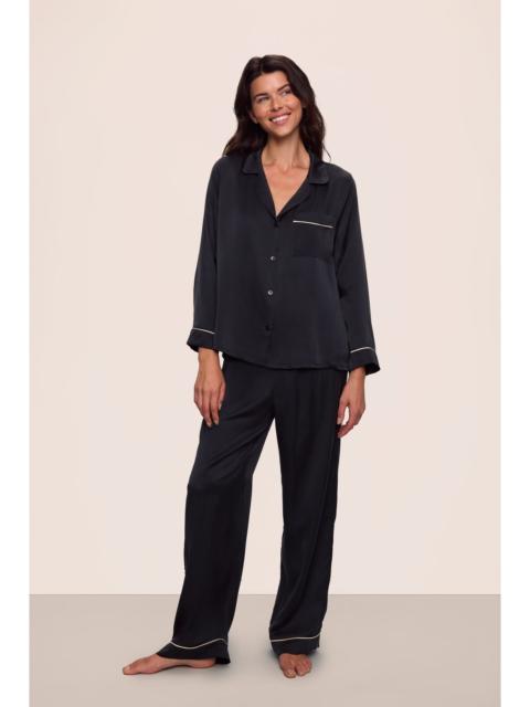 eberjey Inez Washable Silk Long PJ Set