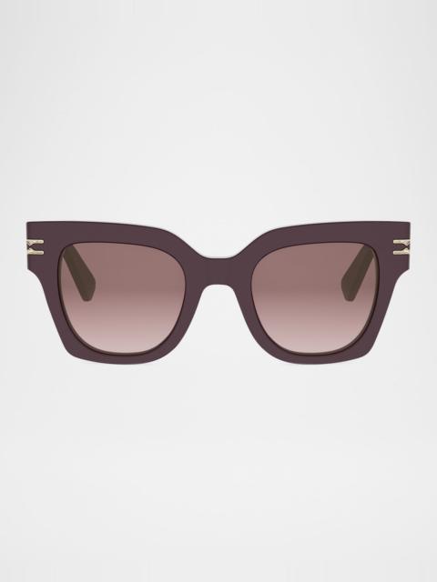 BVLGARI B. Zero1 Acetate Square Sunglasses